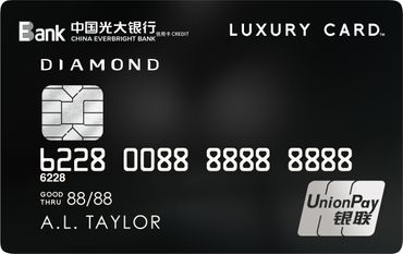 Black Card Front Image